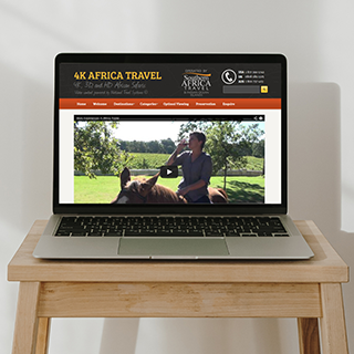 Social media graphics for an African travel package